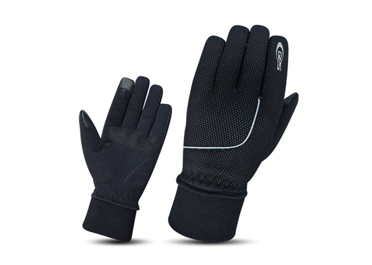 GUANTES BICICLETA GES COOLTECH INVIERNO NEGRO M